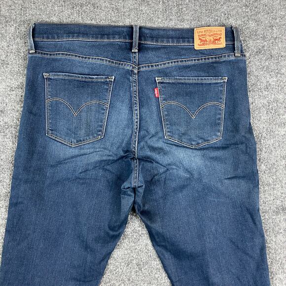 Levi's 311 Shaping Skinny Jeans Womens Size 32 Blue Mid Rise Stretch Slim Fit - Picture 11 of 12